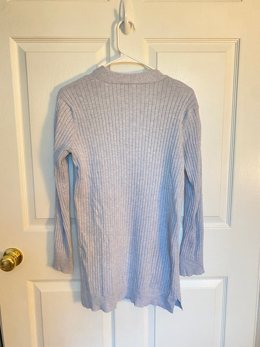 Light Blue Cardigan with Pockets