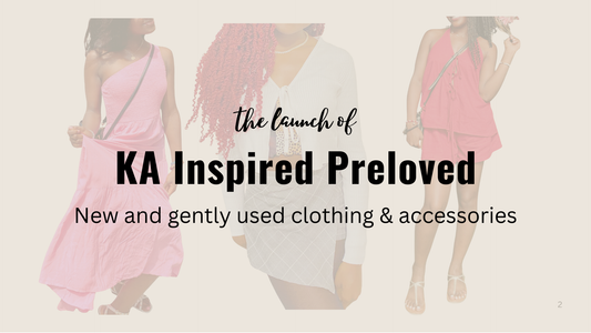 KA Inspired Co Launches Preloved Clothing & Accessories