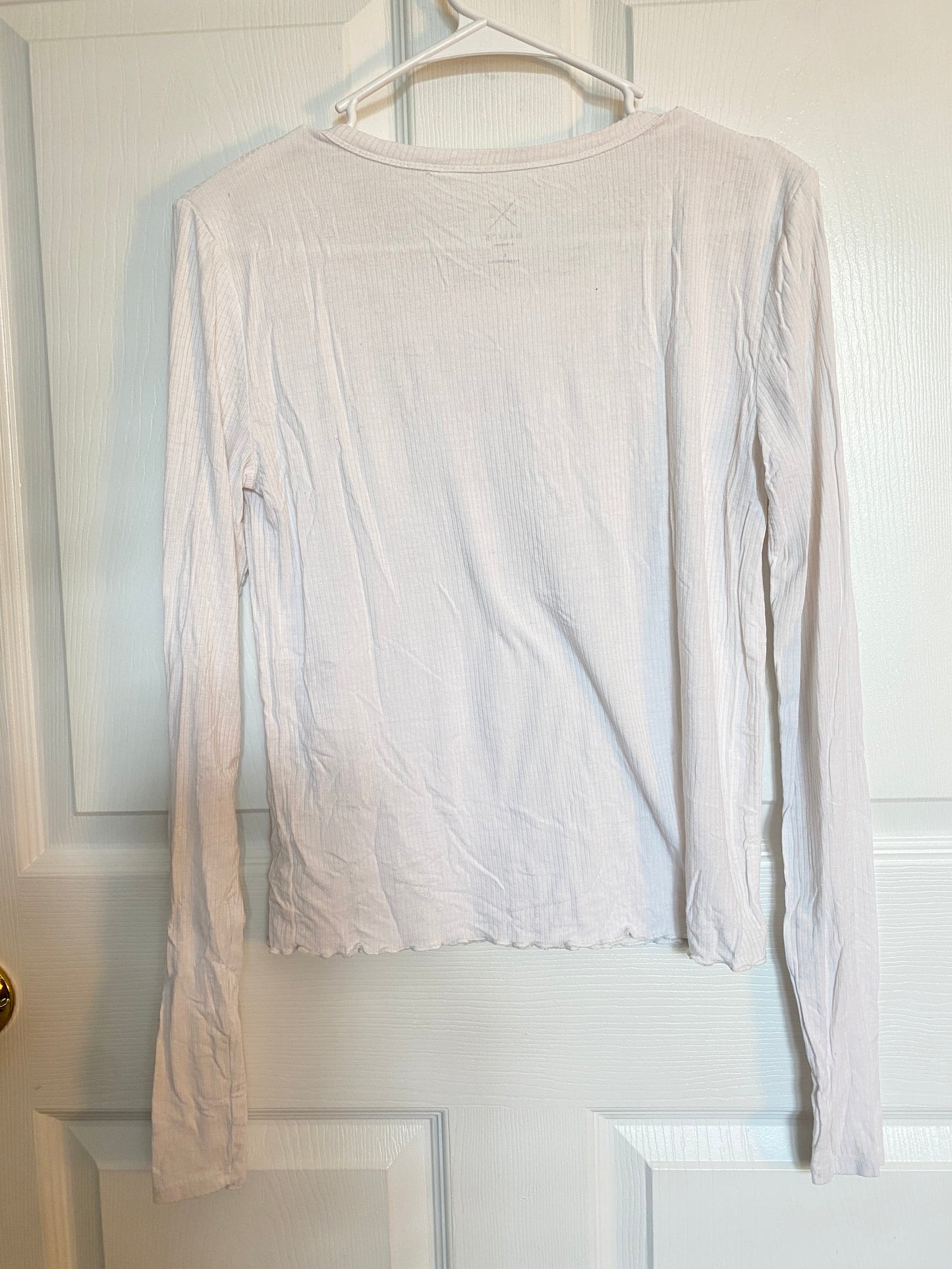 Pure White Long Sleeve Undershirt
