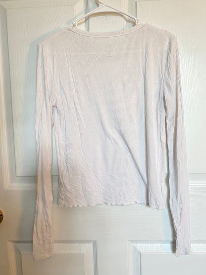 Pure White Long Sleeve Undershirt