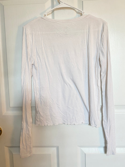 Pure White Long Sleeve Undershirt