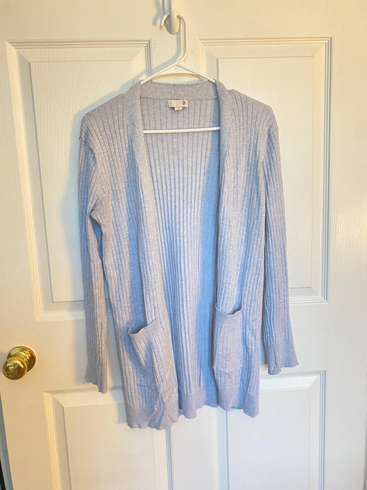 Light Blue Cardigan with Pockets