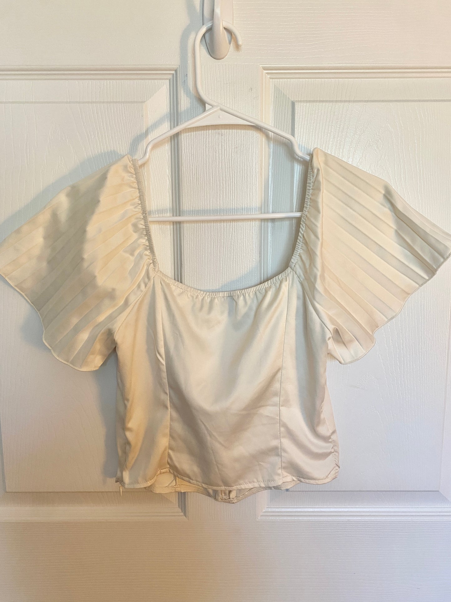 Cream Corset Style Top