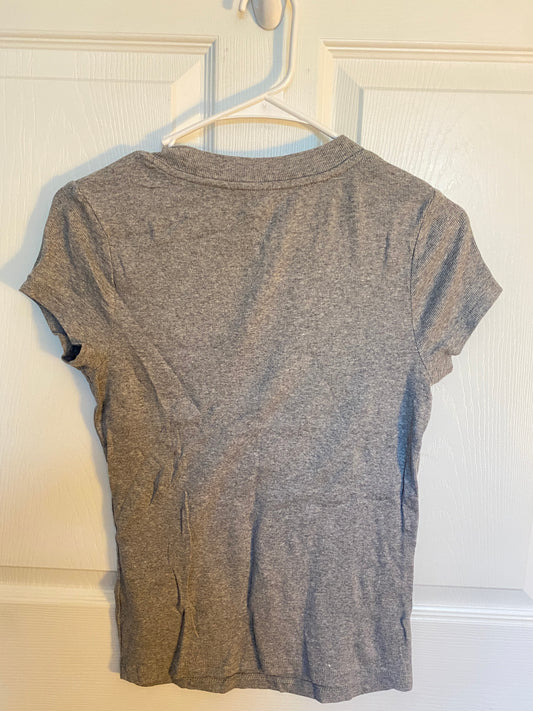 Classic Grey Crew Neck Tee