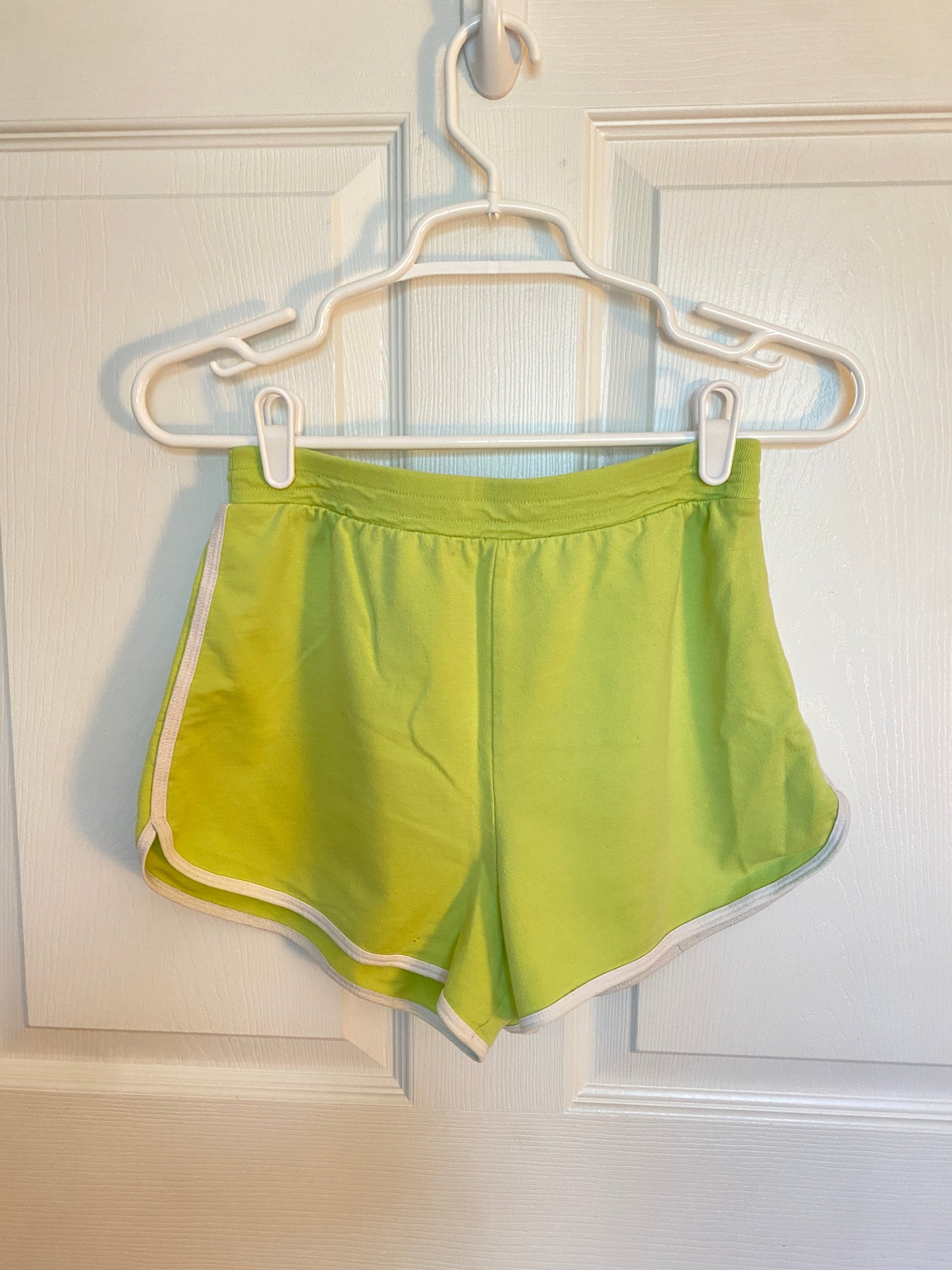 Green Knit Shorts
