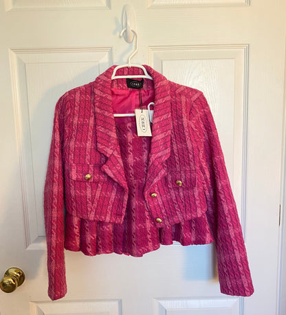 Pink Blazer & Skirt Set