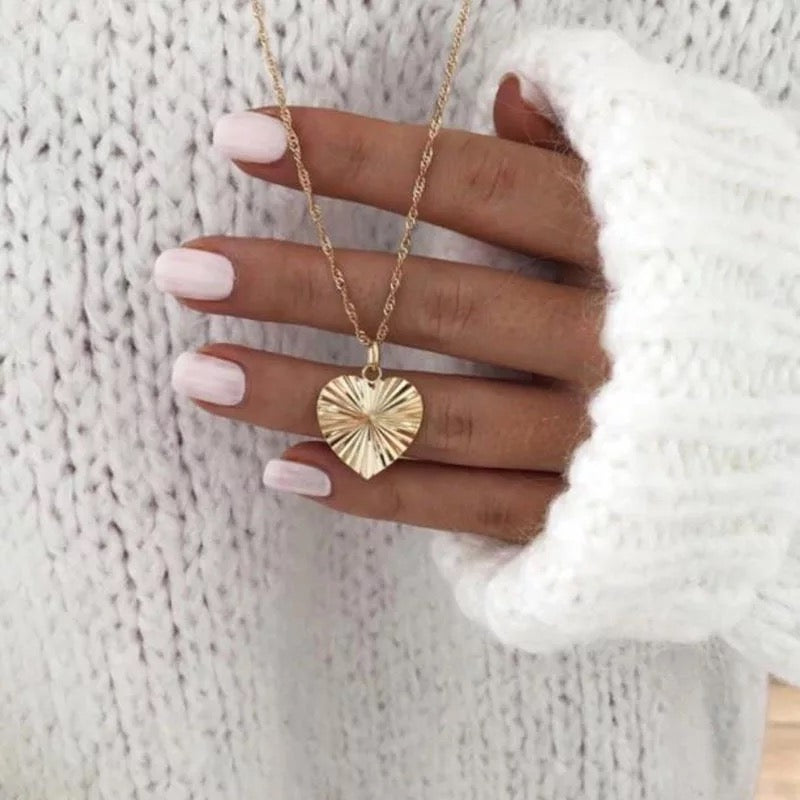Glam Doll Heart Pendant Necklace