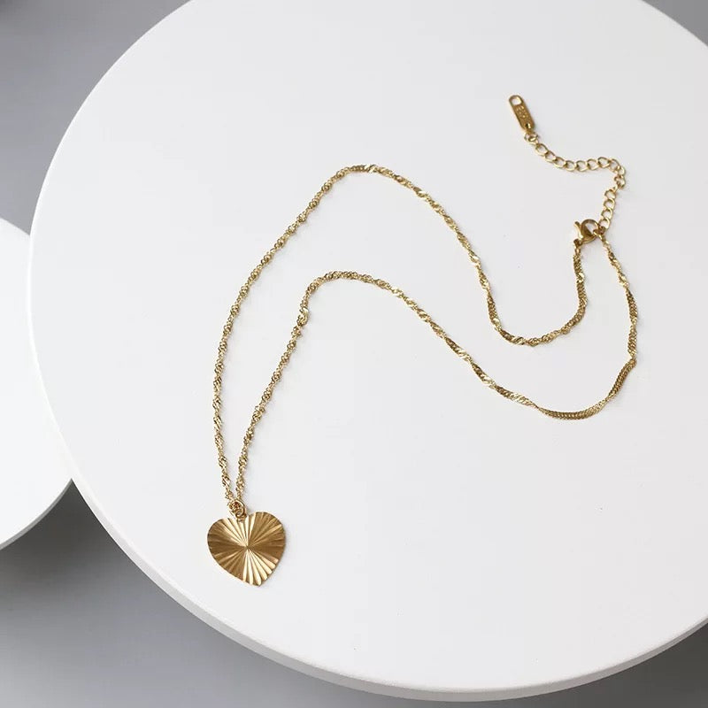 Glam Doll Heart Pendant Necklace