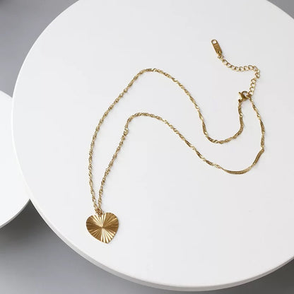 Glam Doll Heart Pendant Necklace