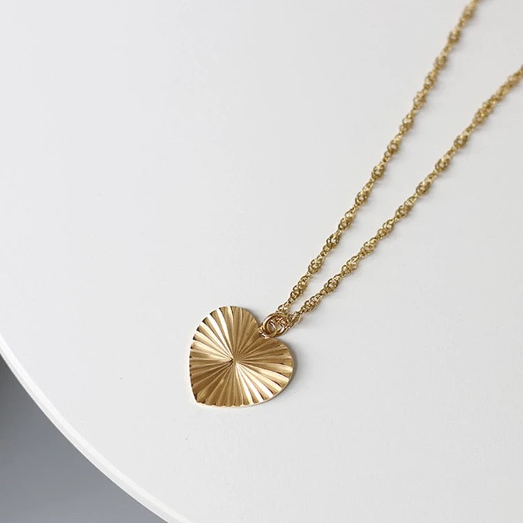 Glam Doll Heart Pendant Necklace