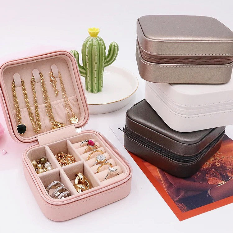 Pink Dust Stella Travel Jewelry Case