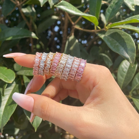 Babydoll Baguette Ring Set